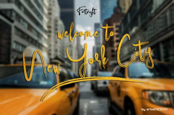 Fortnight Font by erlosDESIGN — Script Handwritten Font — thumbnail 6