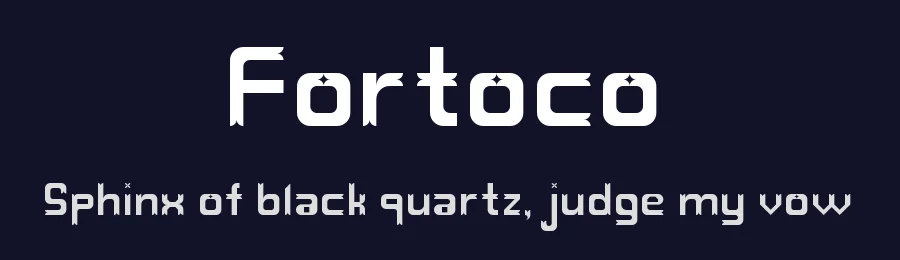 Fortoco by Felycia Gabriel — Decorative Font — thumbnail 2