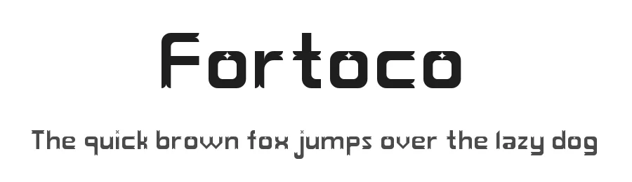 Fortoco by Felycia Gabriel — Decorative Font