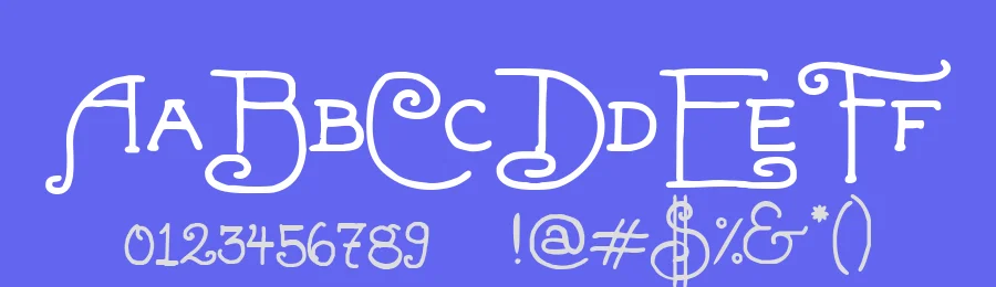 Fortunaschwein by anke-art — Decorative Font — thumbnail 3