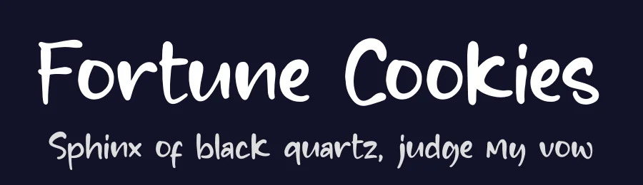 Fortune Cookies by Perspectype Studio - Letterena.com — Script Handwritten Font — thumbnail 2