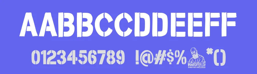 Fortune Days by Woodcutter — Decorative Font — thumbnail 3