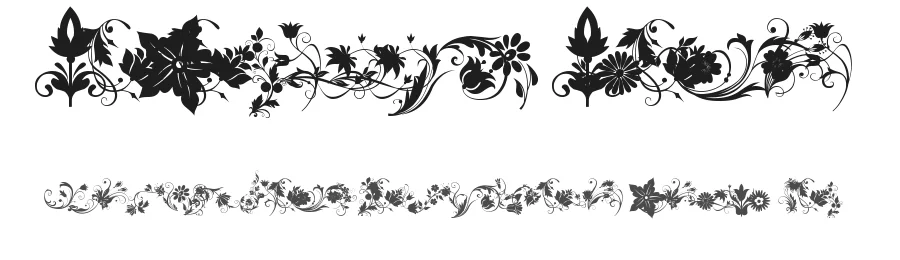 Fotograami Flower by fotograami Aldousari — Dingbats Font