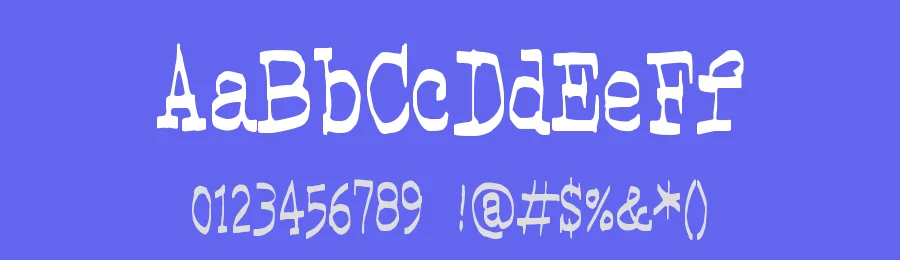 Fourfivesixseveneight by Juha Korhonen — Decorative Font — thumbnail 3