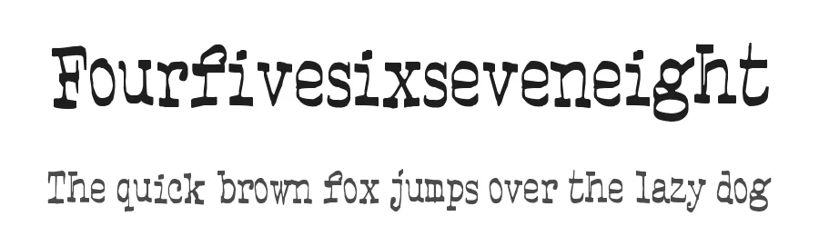 Fourfivesixseveneight by Juha Korhonen — Decorative Font