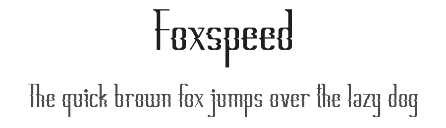 Foxspeed by NihStudio — Decorative Font