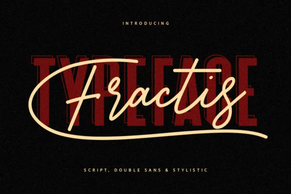 Fractis Font by Maulana Creative — Script Handwritten Font