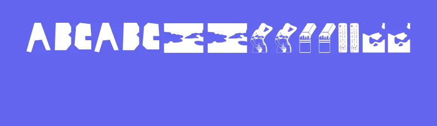 Fragend by Vladimir Nikolic — Dingbats Font — thumbnail 3