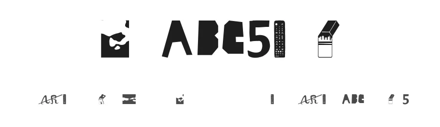 Fragend by Vladimir Nikolic — Dingbats Font