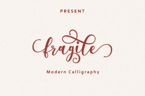 Fragile Font by Amarlettering — Script Handwritten Font