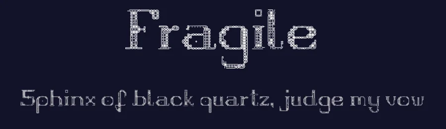 Fragile by therefore — Decorative Font — thumbnail 2