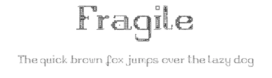 Fragile by therefore — Decorative Font