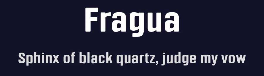Fragua by deFharo — Sans Serif Font — thumbnail 2