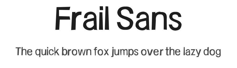 Frail Sans
