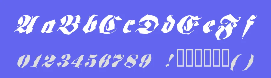 Frakt by Eyesaw Fontz — Blackletter Font — thumbnail 3