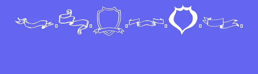 Frames 'n Riboons by imagex — Dingbats Font — thumbnail 3