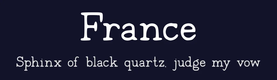 France by Graphicfresh — Decorative Font — thumbnail 2