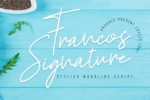 Francos Signature Font by Skiiller Studio — Script Handwritten Font