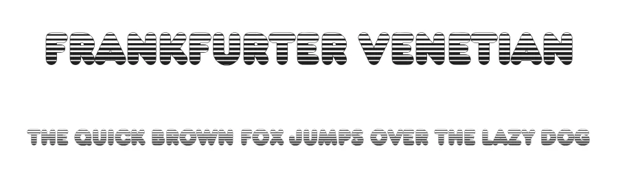 Frankfurter Venetian by Gary David Bouton — Decorative Font