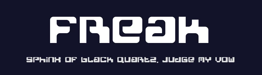 Freak by Michaël Pinto — Decorative Font — thumbnail 2