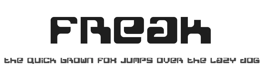 Freak by MichaΓ«l Pinto β Decorative Font