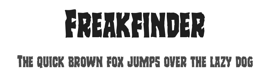 Freakfinder by Iconian Fonts — Decorative Font