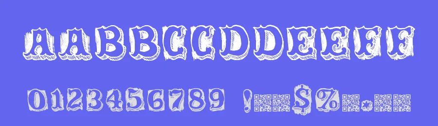 Freaks by Xerographer Fonts — Decorative Font — thumbnail 3