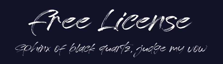 Free License by Khurasan — Script Handwritten Font — thumbnail 2