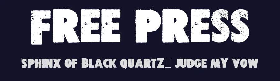 Free press by imagex — Decorative Font — thumbnail 2