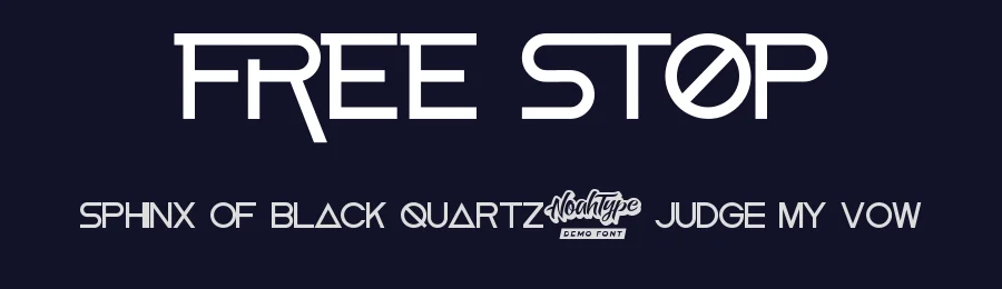 Free Stop by Noah Type — Sans Serif Font — thumbnail 2