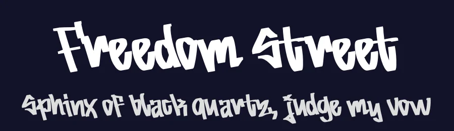 Freedom Street by Studio Hello Good — Script Handwritten Font — thumbnail 2