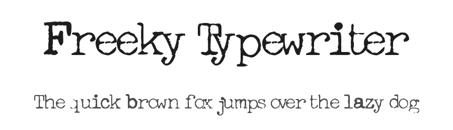 Freeky Typewriter