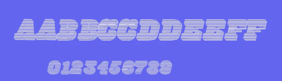 FreeLine by Xerographer Fonts — Decorative Font — thumbnail 3