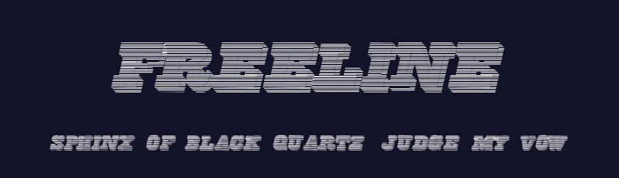 FreeLine by Xerographer Fonts — Decorative Font — thumbnail 2