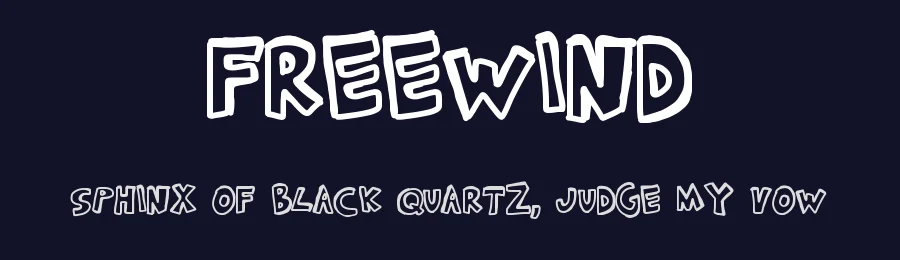 Freewind by Geronimo Font Studios — Decorative Font — thumbnail 2