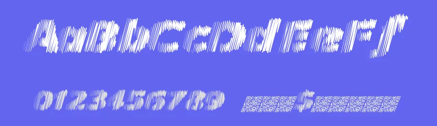 Frequency by Xerographer Fonts — Decorative Font — thumbnail 3