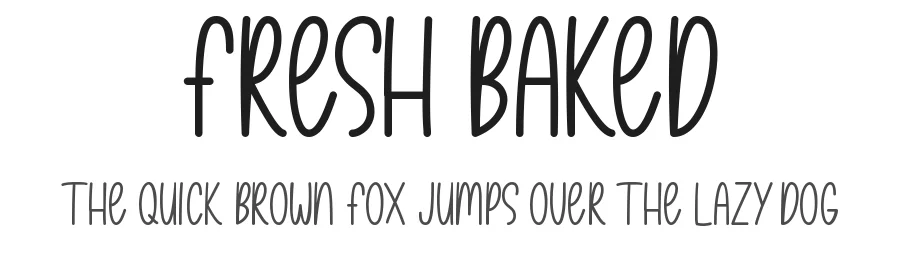 Fresh Baked