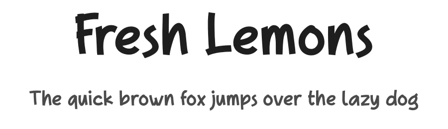 Fresh Lemons