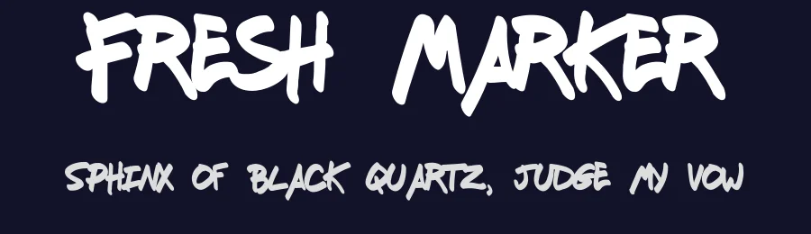 Fresh Marker by John Gauthier — Script Handwritten Font — thumbnail 2
