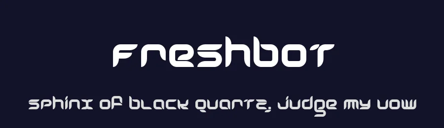 Freshbot by Fontalicious — Display Font — thumbnail 2