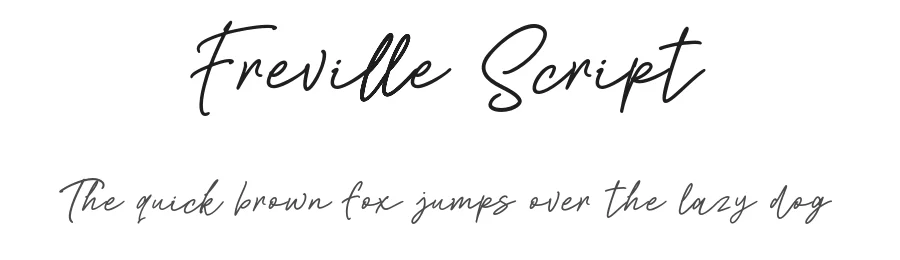 Freville Script