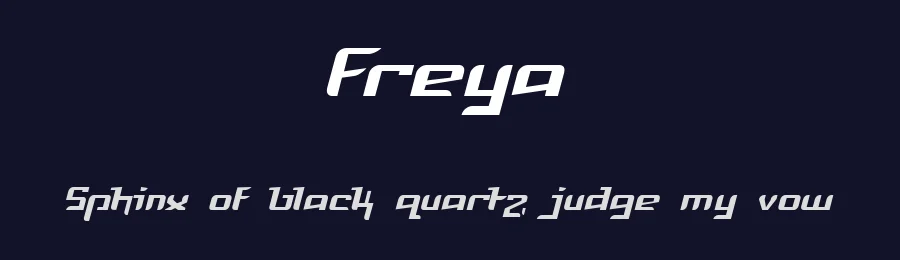 Freya by Utopia — Display Font — thumbnail 2