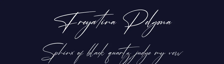 Freyatina Pelgona by Perspectype Studio - Letterena.com — Script Handwritten Font — thumbnail 2