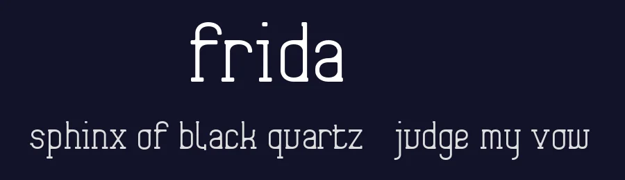 Frida01 by Benoît Sjöholm — Sans Serif Font — thumbnail 2