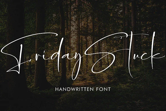 Friday Stuck Font by Pineungtype & Missinklab — Script Handwritten Font