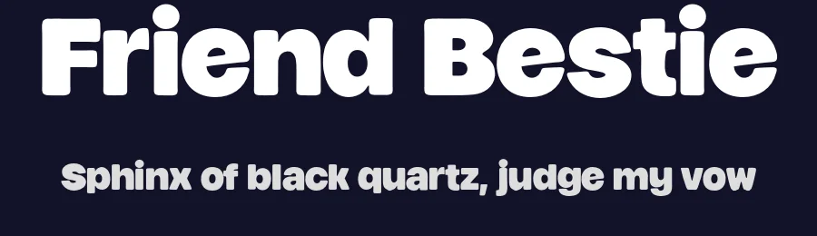 Friend Bestie by Namara Creative — Decorative Font — thumbnail 2