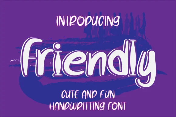 Friendly Font by Mahesa Design by Mahesa Design — Script Handwritten Font