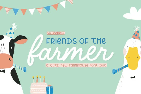 Friends of the Farmer Font by Salt and Pepper Fonts — Script Handwritten Font
