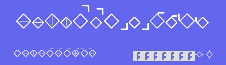 Friendship Code by Graeme Kilshaw — Dingbats Font — thumbnail 3