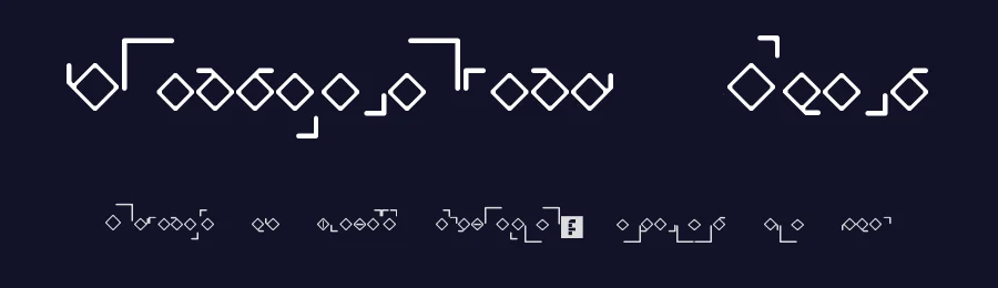 Friendship Code by Graeme Kilshaw — Dingbats Font — thumbnail 2